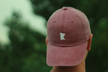 Load image into Gallery viewer, Burgundy Minnesota Hat