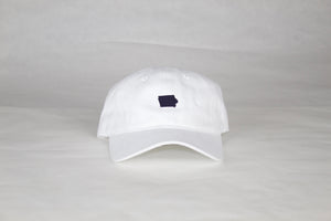 White / Navy Iowa Hat