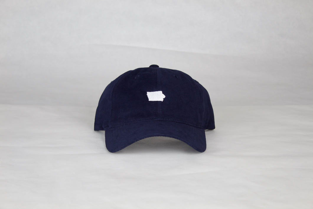 Navy Iowa Hat